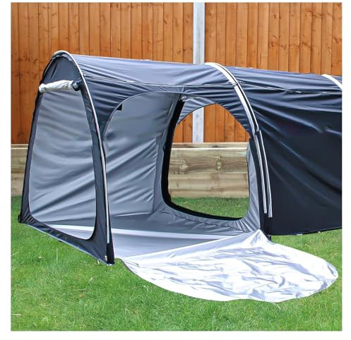 Fxiaobin Box Biciclette può Essere Giuntato Garage Moto per Esterno Proteggi da Vento,Pioggia,Neve,Polvere Box Moto per Esterno Carport Auto,Black