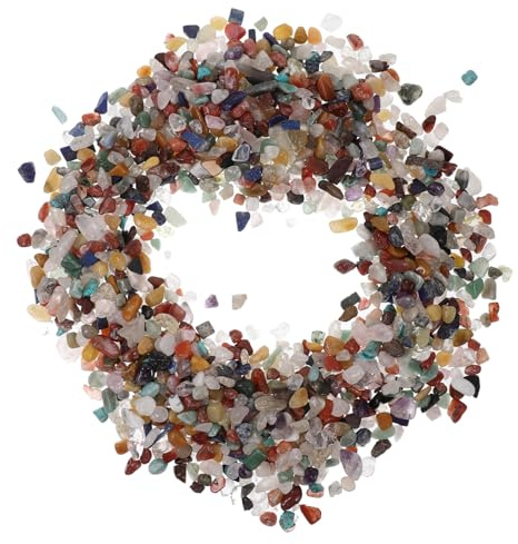 MAGICLULU Éclats De Pierres Concassées Naturelles Gravier De Forme Irrégulière Coloré pour Décoration Jardin Et Aquarium De Remplissage De Vase