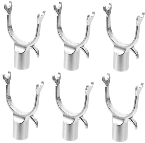 TOYANDONA Support Tronc pour Bonsaï Et Arbres Fruitiers Lot De 6 Tuteurs 19 Cm en Alliage D'aluminium, Outil De Formation des Plantes pour Jardin, Verger Et Vignoble