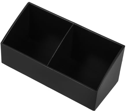 IMIKEYA Organizador de para Bolsitas de Té y Azúcar con Compartimentos Caja de Almacenamiento Resistente para Café y Condimentos Soporte Compacto para Hogar y Negocios