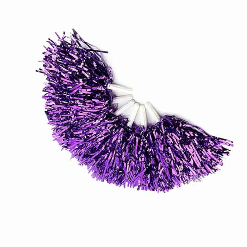 CHICIRIS 6 Pz Pompon Cheerleading Meravigliosi per Heyarop, Giocatori, Ballerini, Spettacoli Page (Purpur)