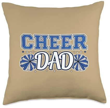 Cheer Cheerleading Pom Pom Proud - Cheerleader Throw Pillow