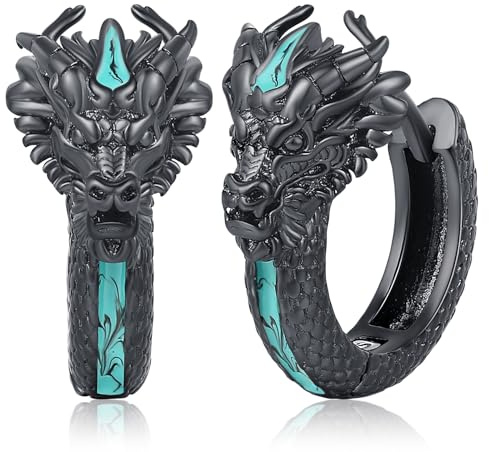 Ohrringe Herren Creolen Wikinger Männer Silber Keltisch Viking Ohrschmuck Nordische Schmuck für Damen