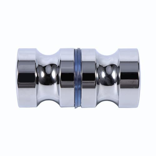 KIMISS Dusch-Glastürgriff, Aluminiumlegierung, 2,8 Cm Durchmesser, Einzelner Glas-Türknauf, Badezimmer-Duschschrank-Griff mit Schraub-Zugknopf