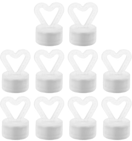 Toyvian Set 10 Pezzi Pesi per Palloncini a Forma di Cuore Base Magnetica, Pesi per Decorazioni Feste Riutilizzabili per Matrimoni e Centrotavola Ciondoli Pendenti