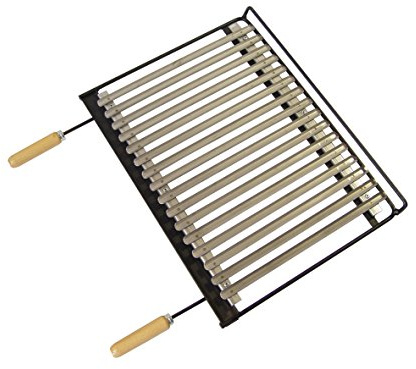 ImEx EL Zorro 71663 Edelstahl Grill – 58 x 40 cm – schwarz