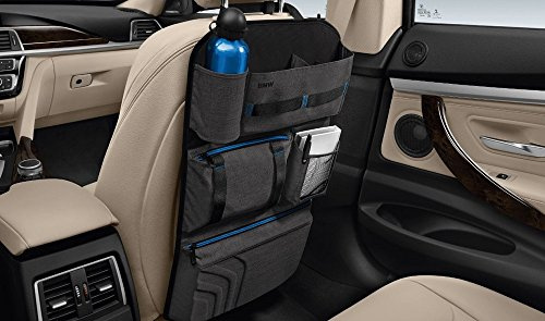 BMW Original Lehnentasche schwarz/grau-meliert