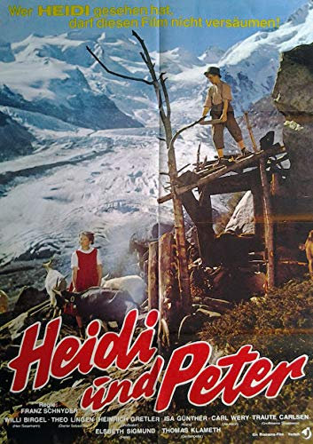 Heidi und Peter (1969) | original Filmplakat, Poster [Din A1, 59 x 84 cm]