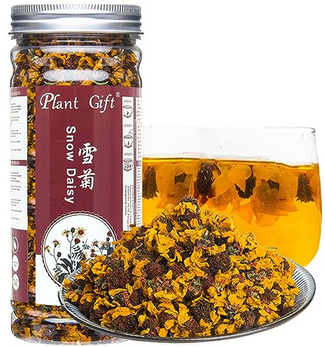 Plant Gift Kunlun Snow Daisy Tea Snow Chrysanthemum Tea, Chinese Natural Organic Flora Herbal Tea, 40g/1.4oz