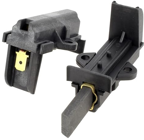 vhbw 2x escobilla con base compatible con Arçelik 371201201, 371201202 lavadora, rojo