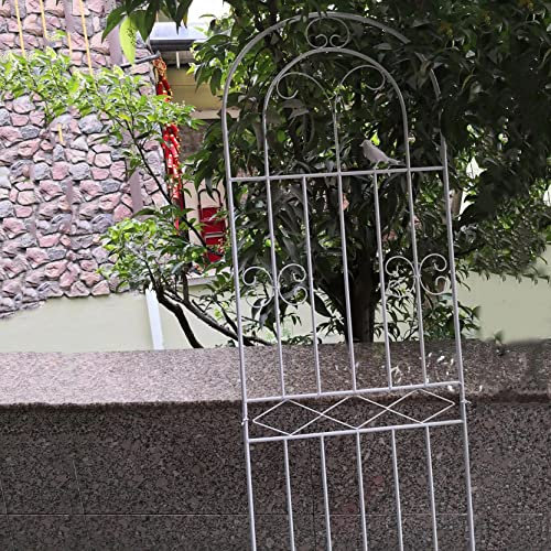 ZYFA Metall-Rankgitter Rosengitter Rankhilfe Rankzaun Kletterhilfe Beetzaun Beeteinfassung Spalier Garten Pflanzengitter Rankleiter zum Stecken,für Kletterpflanzen,Gartendeko Pflanzen Deko,Rosen