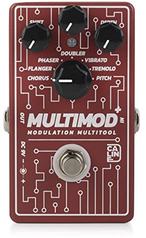 Caline CP-506 Multimod – Modulation Multi Tool Guitar Effect Pedal 7 Modes Chorus Flanger Phaser Doubler Vibrato Tremolo Pitch