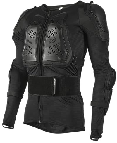 O'NEAL | Protektoren-Jacke | Motocross Enduro ATV | Verstellbare Stretchbänder, hochbelastbare Kunststoffelemente | Underdog Protector Jacke | Erwachsene | Schwarz | Größe L