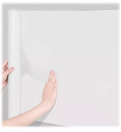 Whiteboard Paper Sticker 1Roll DIY Self-Adhesive Dry Erase Paper Film Chalkboard Wallpaper Erasable Wallpaper Roll Wall Sticker For Home Office School Memo ( Color : White , Size : 60x1000cm )