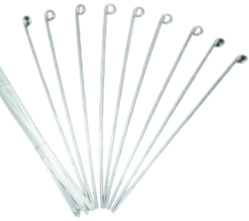 The Flat Pack (Foxup) Ltd | Galvanised Mole Trap Markers | Pack of 10 | 11 inches long | Effective Mole Control Game Keeping Vermin Control