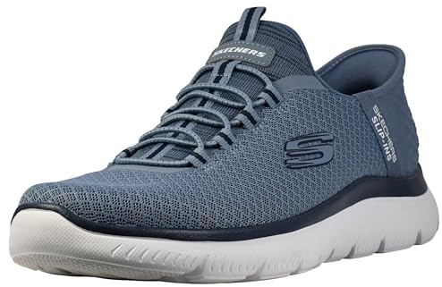 Skechers Summits High Range Herren Sneakers, Slate Mesh Trim, 39.5 EU