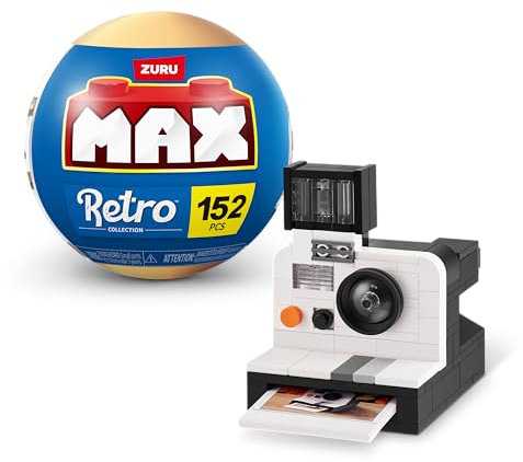 MAX Premium Retro Building Bricks (Retro Camera) Novelty Unboxing Toy Collectible Mini's by ZURU