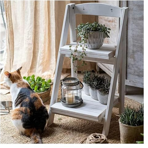 Plant Stand Indoor, Flower Display Stand, Folding Potting Bench Table,Garden Patio Storage Cabinet,Workstation Shed With Tabletop，for Patios