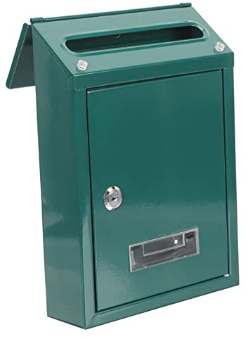 Homoyoyo Cassetta Postale Da Muro Vintage Con Chiusura Per Lettere Per Esterni Adatta Per e Uffici Design Elegante e Resistente