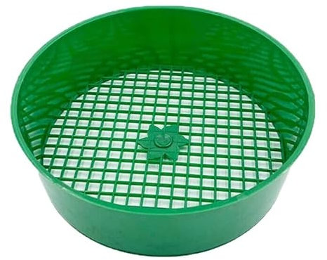 Jordfilter Plast Trädgårdssil Gåta Grön För kompositjord Stennät Trädgårdsredskap Trädgårdsjordfilter Jardin Net Sifter trädgårdsjord sil