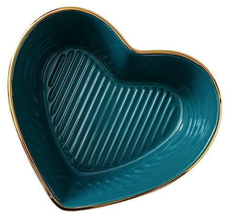Cabilock Heart Shape Bowl Afternoon Tea Fruit Holders Creative Pudding Bowl Boys and Girls