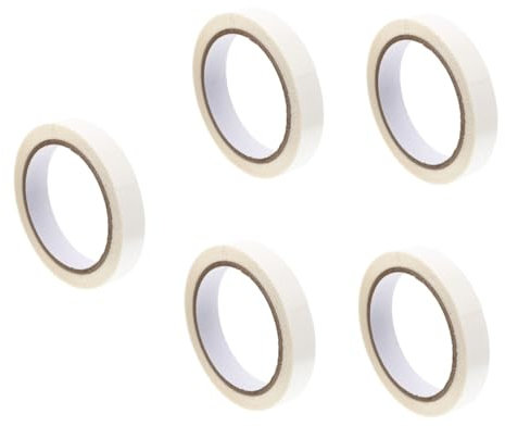 HEMOTON 5 Rollos Raqueta De Bádminton Pegatinas Cinta De Tenis Cinta Adhesiva para Raquetas Cinta Profesional para La Cabeza De La Raqueta Cinta De Raqueta Profesional TPU Transparent