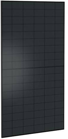 Solarmodul 500W, Bifazial Monokristallines Solarpanel Einzelsolarmodul, Photovoltaik PV Anlage für Haus Dach Terrasse Balkon (1 Stück 500W)