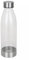 Clear Water Bottle with Silver Lid & Base – 500ml – Reusable, BPA-Free, Sleek Design – For Home, Office, Gym – Cold Drinks Only