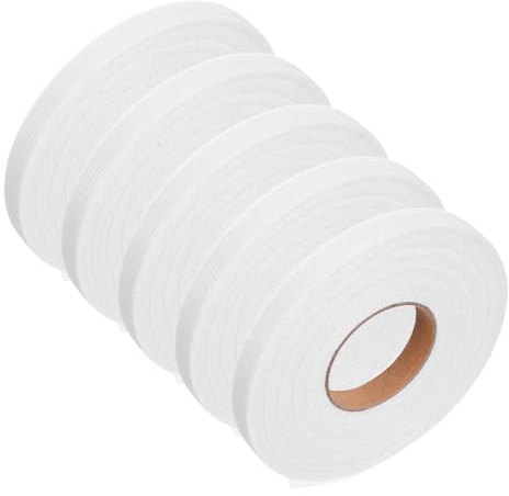 SEWACC 5 Stück Teiliges Bügelvlies für Nähprojekte Fusible Interfacing für Kleidung und DIY Handwerk Weiß Langlebig und Einfach Anzuwenden