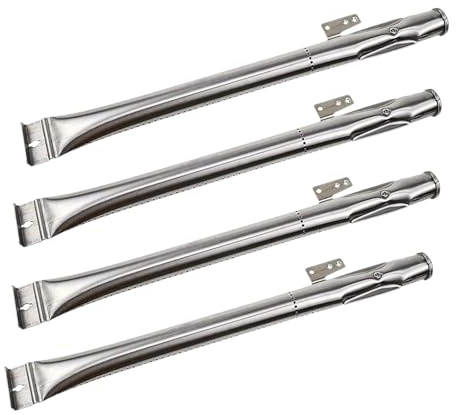 KiBcsLic 4 Quemadores de Tubo para Barbacoa de Alto Rendimiento, Repuesto para Parrilla de Gas.