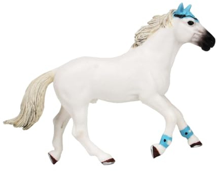 GALPADA Lebensechtes Pferdemodell für Kinder Simulation Pferd Spielzeug Tierfigur als Lernspielzeug und Kreative Schreibtisch Dekoration