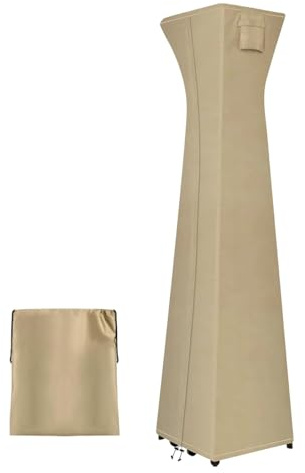 Pour chauffage de terrasse - Résistant à la poussière avec fermeture éclair de protection pour extérieur robuste résistant aux intempéries