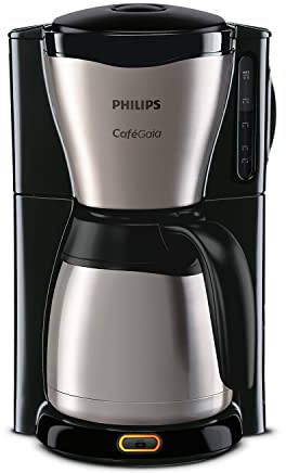 Philips Filterkaffeemaschine – 1.2-Liter-Thermoskanne, bis zu 15 Tassen, Edelstahl, (HD7546/20), 1000watts, 25.5 x 22.1 x 37.01 cm, silbern/schwarz