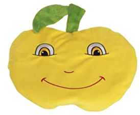 Habibi Plush Premium – 1806 Wärmekissen Zitrone, f. Kinder und Erwachsene, mit herausnehmbarer Körnerfüllung - zum Erwärmen in der Mikrowelle/Backofen …