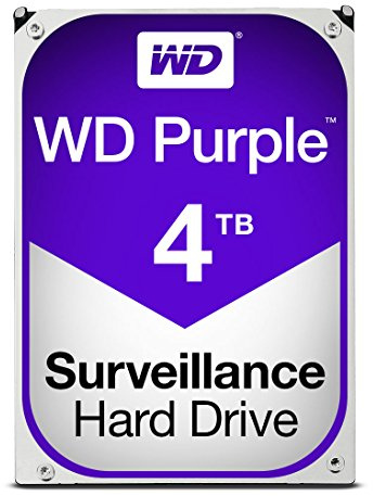 WD WD40PURX Purple Surveillance AV 4 TB 24x7 3.5-Inch Hard Disk Drive