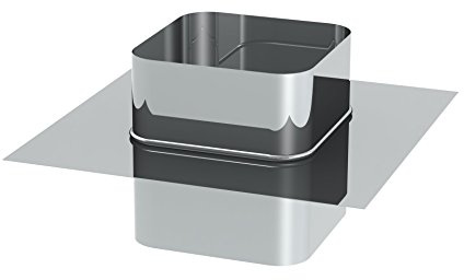 Dehnfugenblech für Schamotte, 170mm x 170mm Dehnfugenblech, Plattenmaß 330 x 330mm, Edelstahl