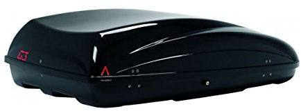 BOX AUTO PORTATUTTO DA TETTO G3 HELIOS 400 NERO LUCIDO - BAULE PORTAPACCHI CAPACITA' 330 LT