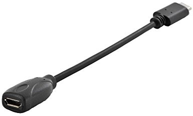 Générique AD-USB-C-to-Micro-B-M-F Adaptateur USB