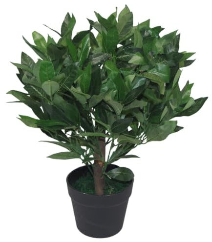 Leaf Künstlicher Lorbeerbaum, Blattform, 50 cm, Grün