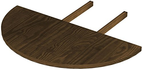 Ansteckplatte 50x100 Rund Eiche antik Rio Classico oder Rio Kanto - Pinie Tischverlängerung Echtholz - Größe & Farbe wählbar - für Esszimmertisch Holztisch Tisch ausziehbar Brasilmöbel