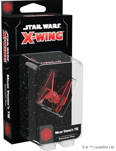 Fantasy Flight Games, Star Wars X-Wing 2nd Edition: First Order: Major Vonreg's TIE Expansion Pack, Miniature Game, Ages 14+, 2 Players, 45+ Minutes Playing Time