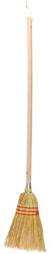 Esschert Design Balai de Jardin en Bois avec Manche et Paille pour Enfant - Hauteur : 100 cm