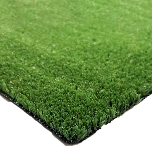 Steffensmeier Kunstrasen Kerry 10 mm Höhe 766 g/m² UV-beständig mit Drainage | Grün, Größe: 200x300 cm