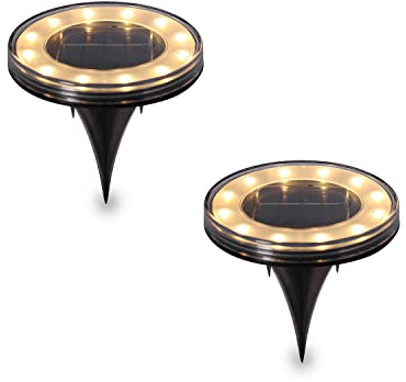 Velamp ENTERPRISE: 2er Set Solar Bodenleuchten