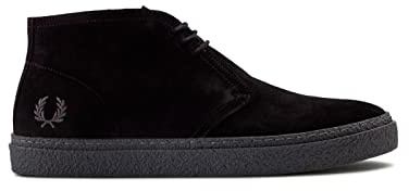 Fred Perry Hawley Svart Suede Boot, Svart, 45 EU
