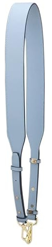 Bandoulière en cuir synthétique - 4 cm de large - 109 à 117 cm - Bandoulière réglable - Bandoulière de rechange en cuir synthétique - Pour sac à main, portefeuille - Bleu clair