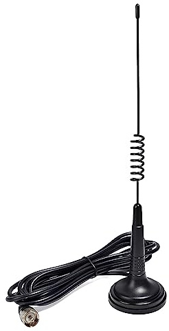 UAYESOK CB-Funkantenne 27MHz Auto Mobile Magnetische Halterung Antenne 13.7inch mit Heavy Duty Magnetfuß mit Koaxialkabel RG-58U 4M PL-259 für LKW Präsident Midland Cobra Uniden Anytone Cb Radio Kit