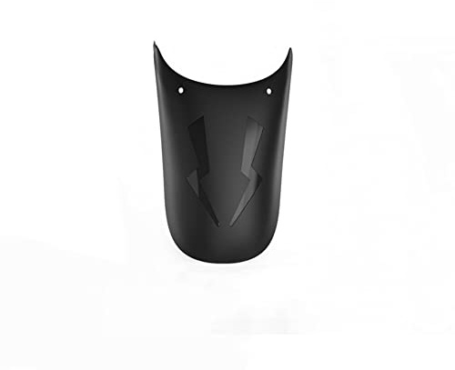 iSpchen Motorrad Kotflügel Front Fender Motorrad Schmutzfänger Kotflügelverlängerung Motorrad Vorne Schutzblech Kotflügel Abdeckung Spritzschutz Motorradzubehör mit Befestigungsschrauben,Schwarz
