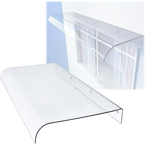 Auvent de Porte pour extérieur, Marquise de Porte & fenêtre, Marquise d'abri Polycarbonat, Toit Patio, Balcon, Garage (Size : 40x180cm)