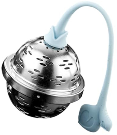 Alipis Stainless Steel Tea Infuser Ball Large Spice Strainer Tea Leaf Filter Kitchen Accessory